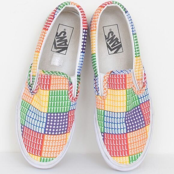 Vans Classic Slip-On Pride Shoes Mens 7 Womens 8.5 - Picture 2 of 5